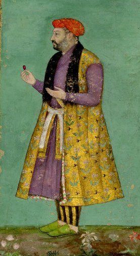 Abu'l-Hasan Asaf Khan: Portrait. Abu'l Ḥassán Aaṣaf Xán (cropped)