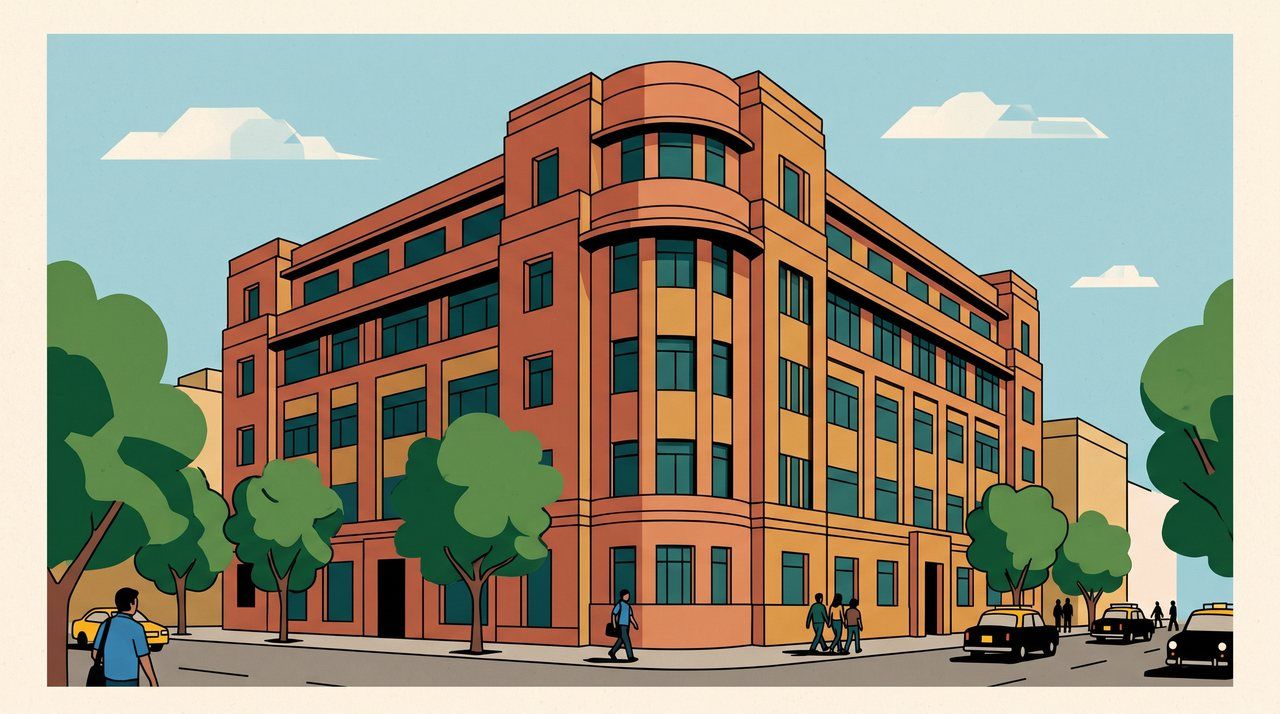 AI illustration: Bombay House, the Tata headquarters in Mumbai