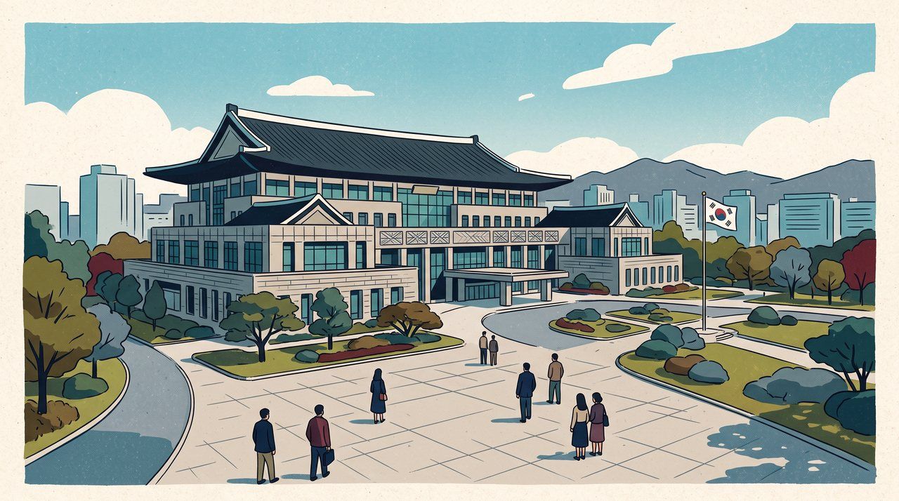 AI illustration: The Supreme Court of Korea in Seoul