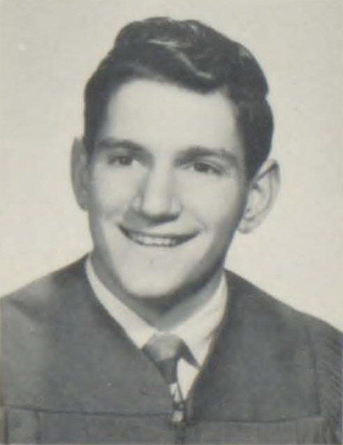 Allen Klein: Allen Klein 1950 yearbook photo