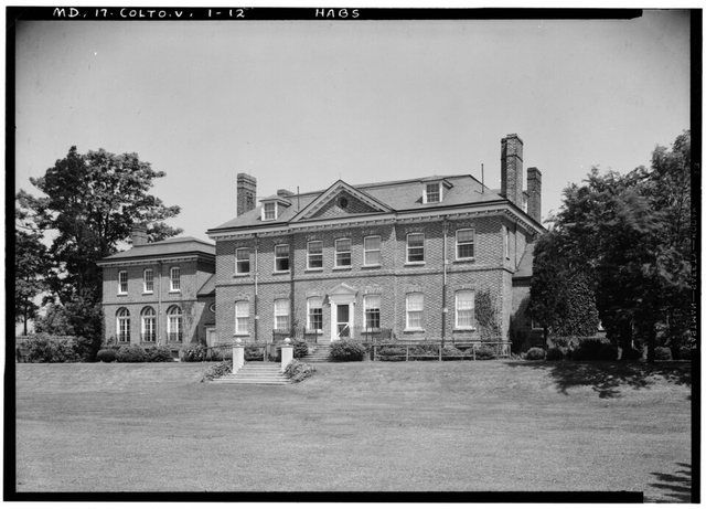 May 27, 1936 10-10 A.M. VIEW FROM SOUTHEAST. - Belair, Tulip Grove Drive, Belair-at-Bowie, Bowie, Prince George's County: Ogle, Samuel; Tasker, Benjamin; Tasker, Benjamin; Franklin