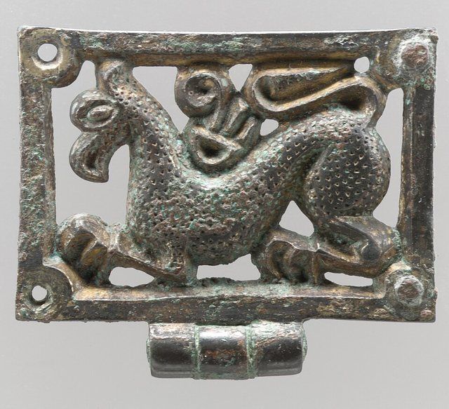 Belt Mount: Avar; Belt fitting; Metalwork-Copper