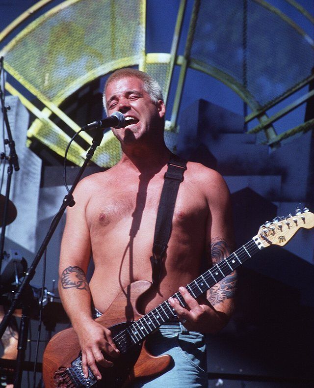 Bradley Nowell: Bradley Nowell, deceased lead singer of Long Beach rock group 'Sublime' is shown here at KROQ's Weenie Roast 1995. Friends and family recently held a concert to ben