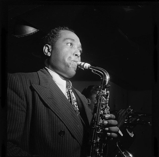 Charlie Parker: Portrait of Charlie Parker in 1947