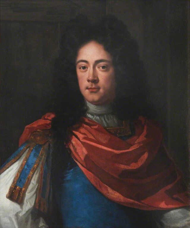 Christopher Codrington: James Thornhill (1675-1676-1734) (copy after) - Christopher Codrington (1668–1710) - ASC-034 - All Souls College (croppe