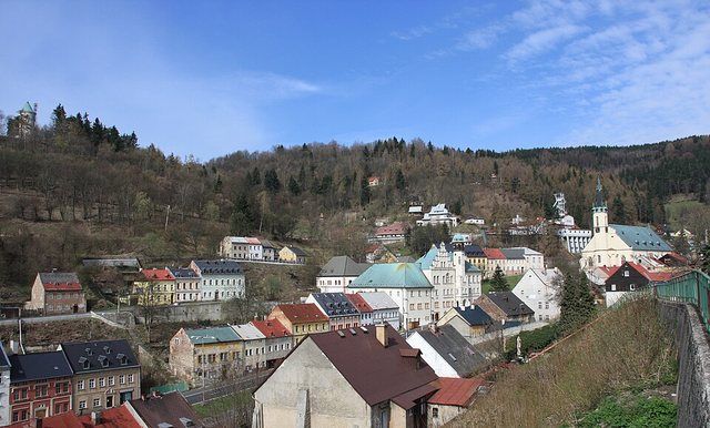 Jáchymov 2016 a: View over Jáchymov
