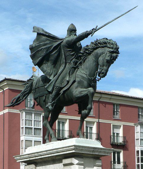 El Cid: Estatua del Cid (Burgos)