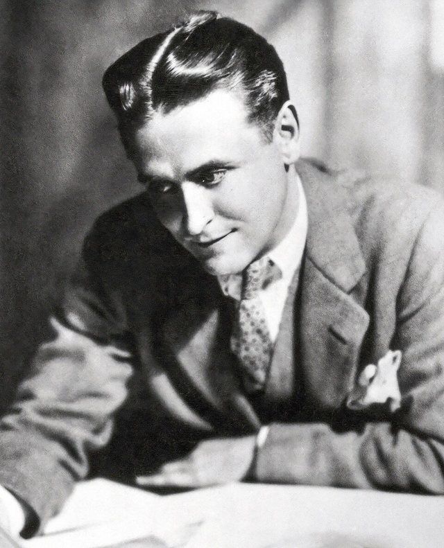 F. Scott Fitzgerald: Photo portrait of writer F. Scott Fitzgerald used in a year-long print advertising campaign for the Woodbury Soap Company, in which Fitzgerald featured as one