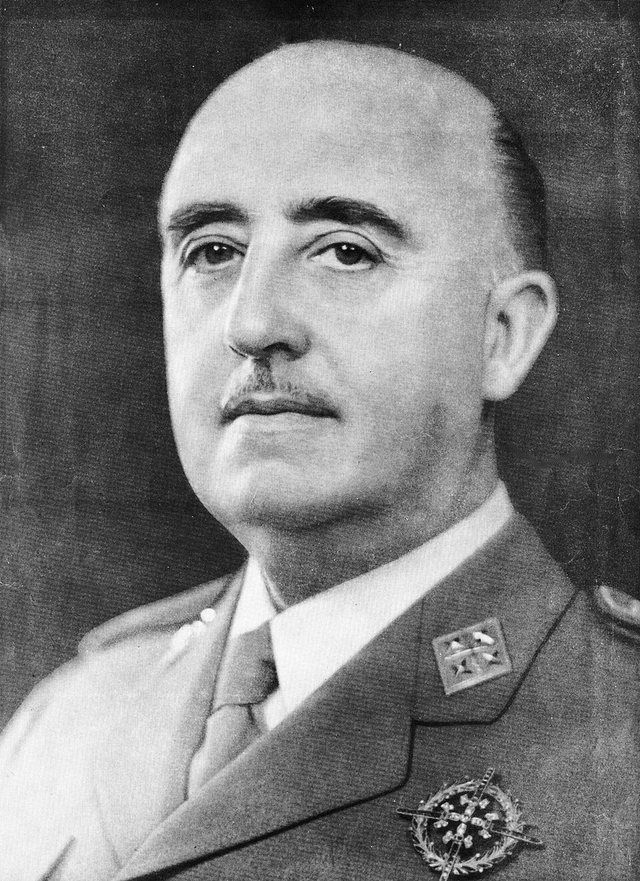 Francisco Franco: Francisco Franco posed portrait photograph