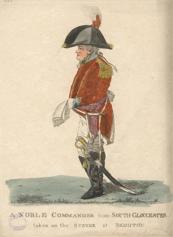 Frederick Berkeley, 5th Earl of Berkeley: A-noble-commander-from-South-Gloucester-taken-on-the-Steyne-at-Brighton