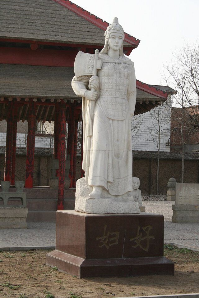 Fu Hao: Fu Hao Tomb and Statue, c. 1200 BC, Reign of King Wu Ding, Shang Dynasty (10197821303)