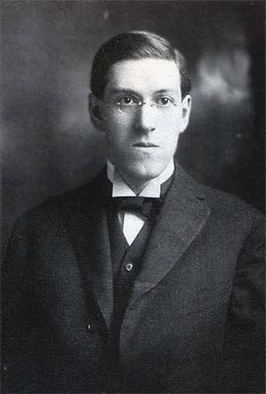 H. P. Lovecraft: Portrait of horror fiction writer, Howard P. Lovecraft.