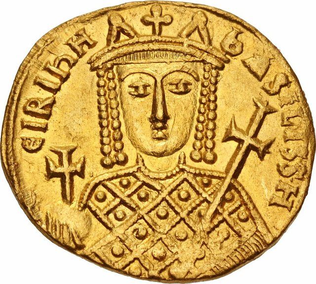 Irene of Athens: Irene solidus sb 1599 (obverse)
