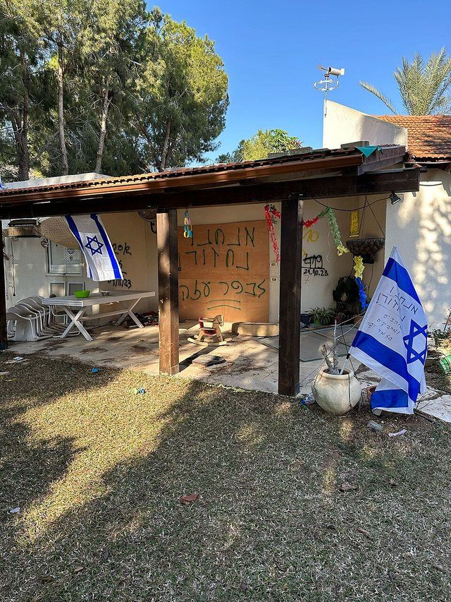 Kfar Aza, January 2024 (SG4): קיבוץ כפר עזה, ינואר 2024