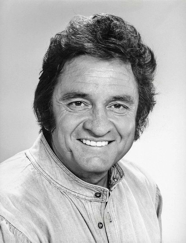 Johnny Cash: Johnny Cash in a 1979 publicity photo for the CBS Television program The Johnny Cash Spring Special