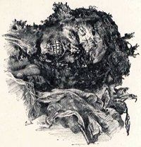 Seqenenre Tao-mummy-head: Mummified head of Seqenenre Tao