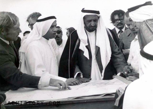 Majid Al Futtaim: Majid Al Futtaim with Sheikh Rashid bin Saeed.