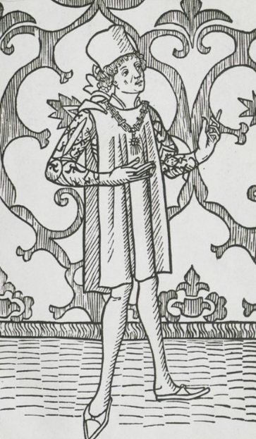 Marco Polo: Frontispice édition de Nuremberg 1477 (cropped)