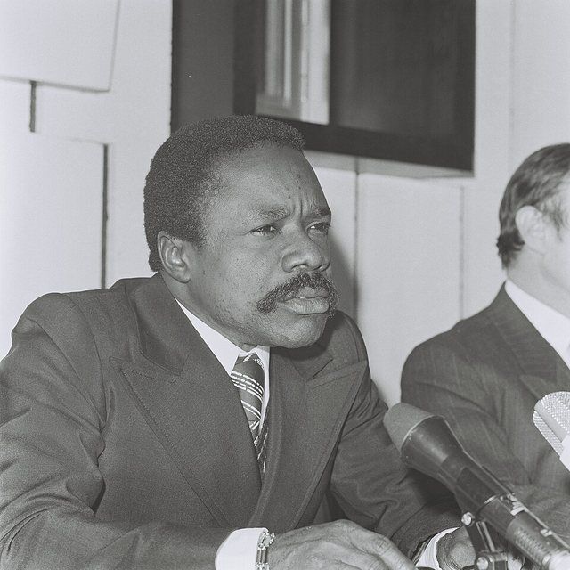 Omar Bongo - 1973: Visit of Omar Bongo, President of Gabon, to the CEC on 17 May 1973.