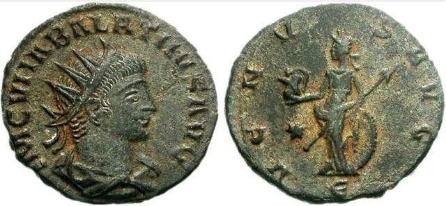Antoninian Vaballathus Augustus: Vabalathus. Usurper, AD 272. Antoninianus 3.82 g. Antioch. March-May AD 272. IM C VHABALATHVS AVG, radiate, draped, and cuirassed bust right. VENVS