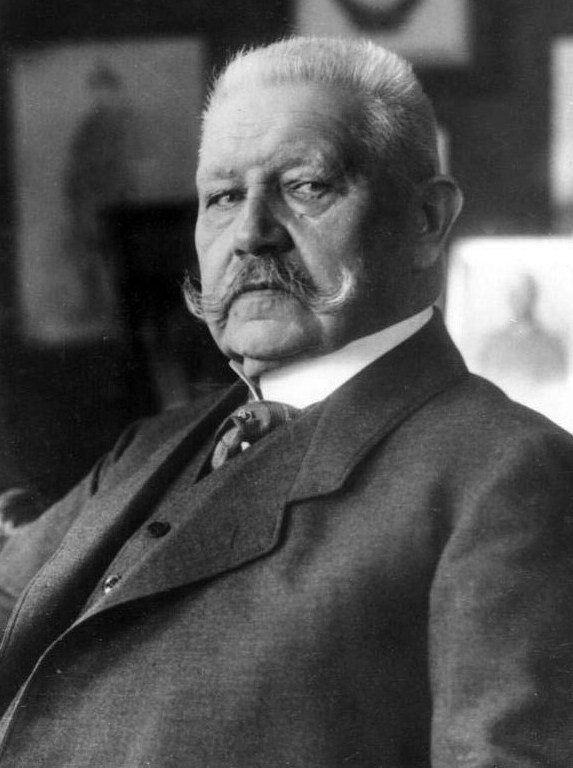 Paul von Hindenburg: Paul v. Hindenburg