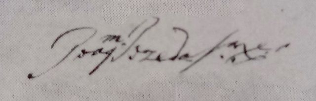 Joaquim José da Silva Xavier signature: Assinatura de Tiradentes (Joaquim José da Silva Xavier) no auto da devassa.