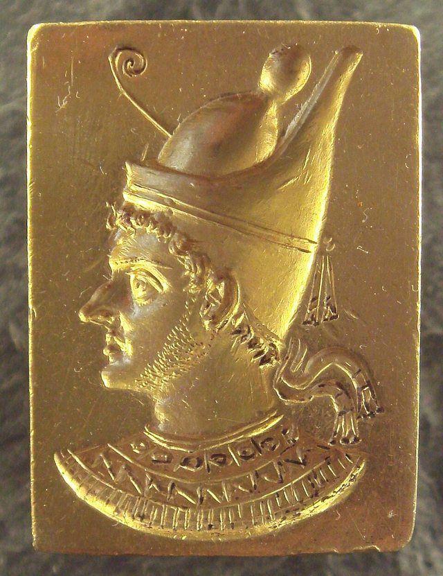 Ptolemy VI Philometor: Ring with the engraved portrait of Ptolemy VI Philometor.
