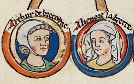 Artur of Brittany Alienor of Brittany: Artuš Bretaňský se sestrou Eleonorou
