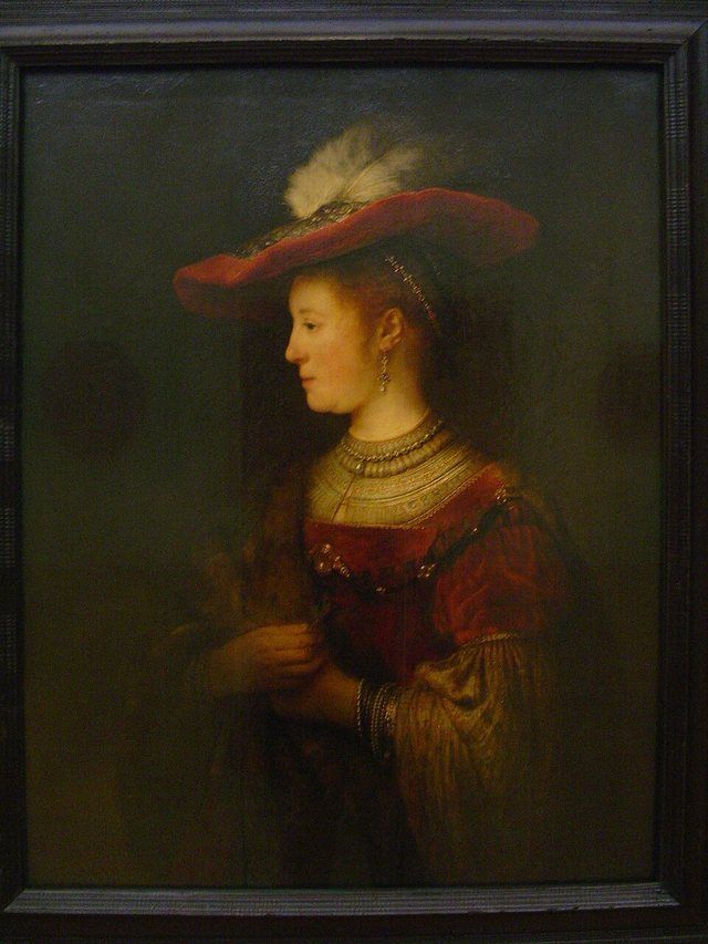 Saskia van Uylenburgh: Portrait of Saskia van Uylenburgh title QS:P1476,en:"Portrait of Saskia van Uylenburgh "label QS:Len,"Portrait of Saskia