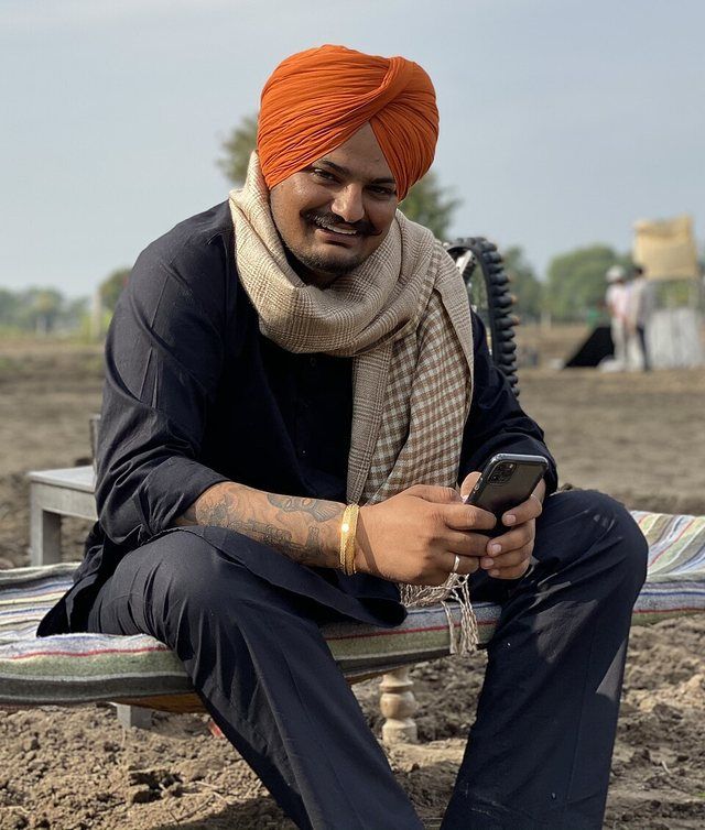 Sidhu Moose Wala: Sidhu Moose Wala during the shooting of his film Moosa Jatt (cropped)