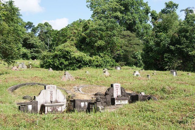 Bukit Brown Cemetery, Singapore - 20111210-04: A general view of tombs in Bukit Brown Cemetery, Singapore.