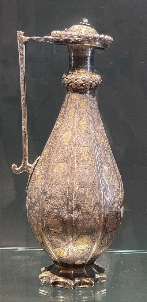 Budapest, Hungarian National Museum, Seuso treasure, ewer: Budapest, Hungarian National Museum, Seuso treasure, ewer, 4th century