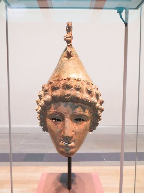 Crosby Garrett Helmet (BM): Crosby Garrett Helmet on display in the British Museum