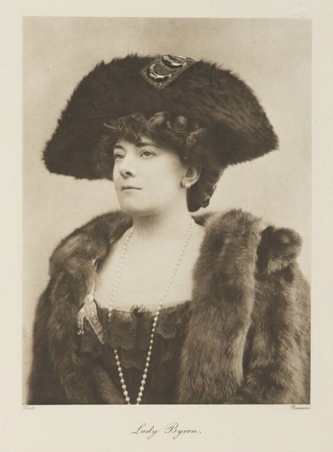 Dame Fanny Lucy Houston (née Radmall) when Lady Byron: Dame Fanny Lucy Houston (née Radmall) photogravure, published 1909