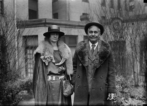 Jackson Barnett and wife: Jackson Barnett, the world's richest Indian, with wife at White House.