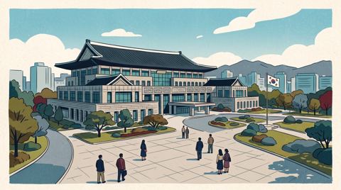 AI illustration: The Supreme Court of Korea in Seoul