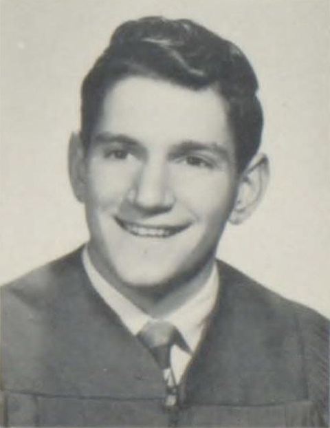 Allen Klein: Allen Klein 1950 yearbook photo