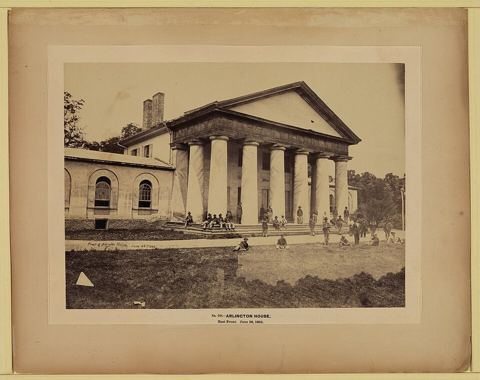 Arlington House, east front, June 28, 1864 LCCN2004680140