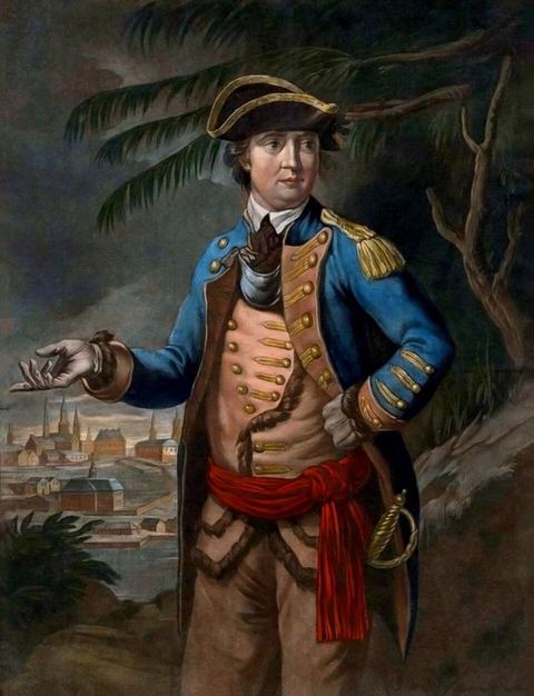Benedict Arnold: General Benedict Arnoldlabel QS:Len,"General Benedict Arnold"