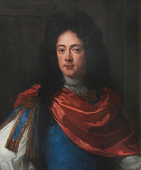 Christopher Codrington: James Thornhill (1675-1676-1734) (copy after) - Christopher Codrington (1668–1710) - ASC-034 - All Souls College (croppe