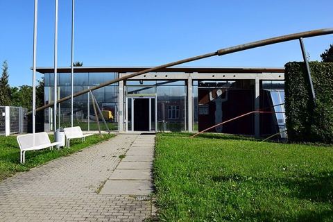 Keltenmuseum Hochdorf 01: Celt's museum Hochdorf in Eberdingen, administrative district Ludwigsburg, Germany.