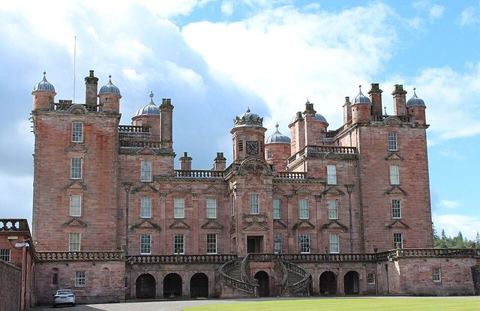 Drumlanrig Castle, where the story took place
