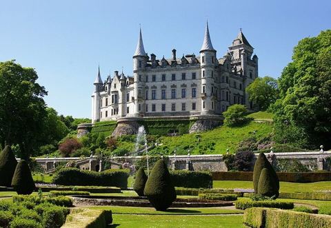 Dunrobin Castle, where the story took place