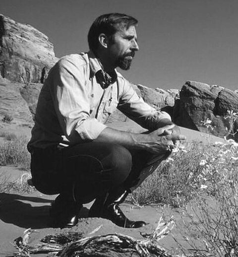 Edward Abbey: "Black Sun", by Edward Abbey (cropped)