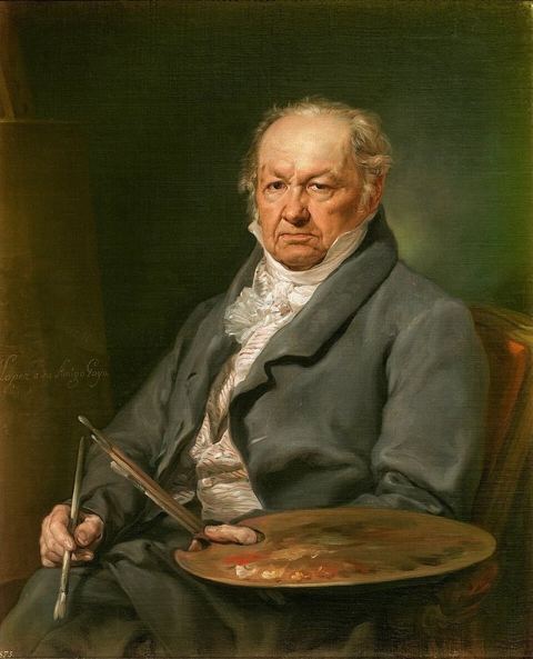 Francisco Goya: Spanish: El pintor Francisco de GoyaPortrait of Francisco de Goyatitle QS:P1476,es:"El pintor Francisco de Goya"label QS