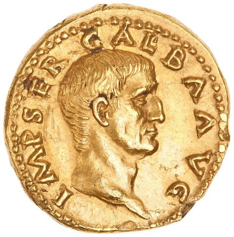 Galba: Gold Aureus of Galba (MANTIS)
