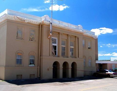 Rio Arriba CCH: Rio Arriba County Courthouse, Rapp and Rapp, architects, 1916-17