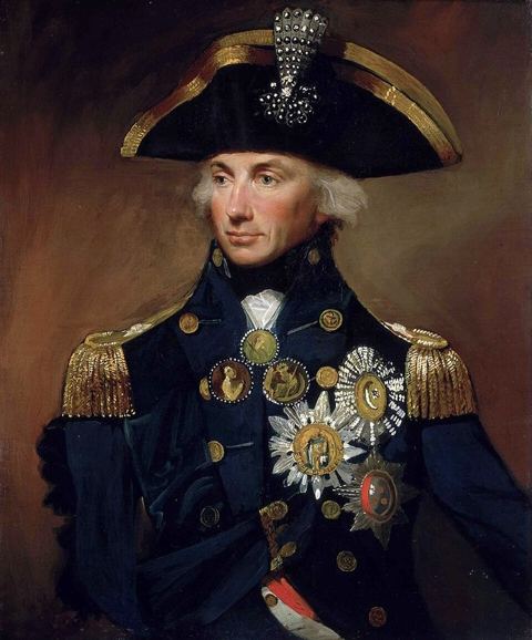 Horatio Nelson, 1st Viscount Nelson: Rear-Admiral Sir Horatio Nelson, 1758-1805 label QS:Len,"Rear-Admiral Sir Horatio Nelson, 1758-1805"label QS:Lar,"نائب أ
