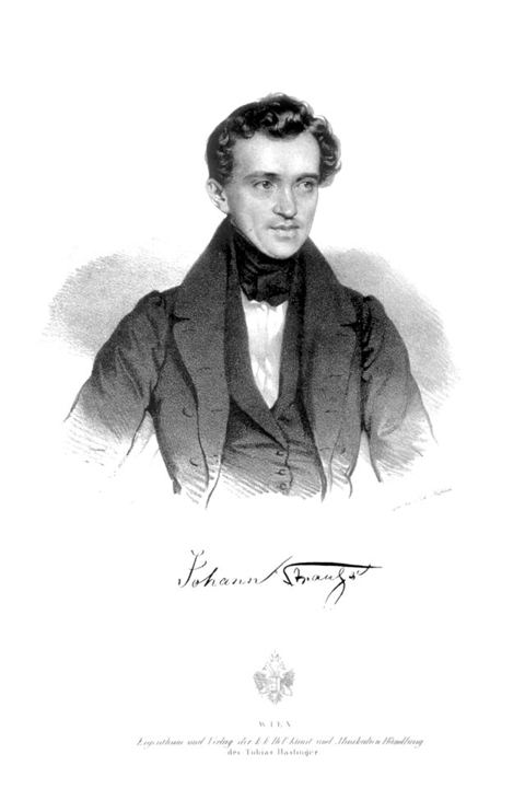 Johann Strauss I: StraußVaterLitho