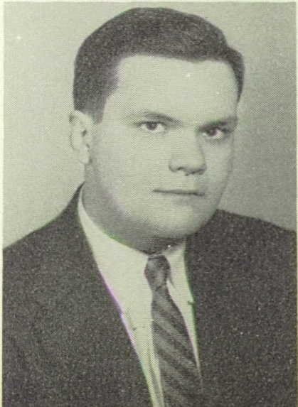 John Kennedy Toole: 1954 Yearbook photo of John Kennedy Toole
